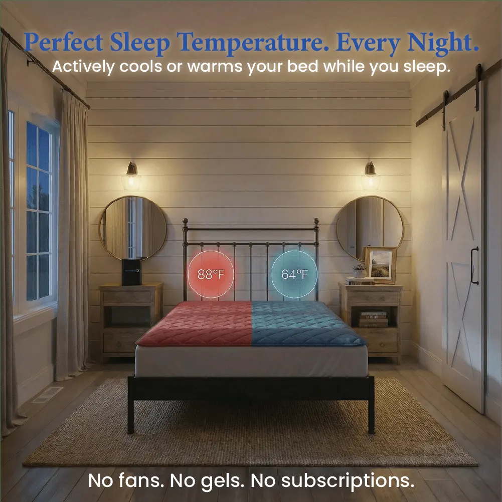 Does 8 Sleep work? Dual-zone water-cooled bed with one side cooling and one side heating